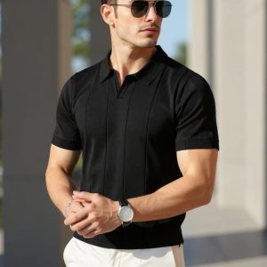 Erkek Kısa Kollu Polo Yakalı Triko Tshirt