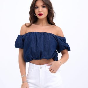 7341 CROP-MAVİ