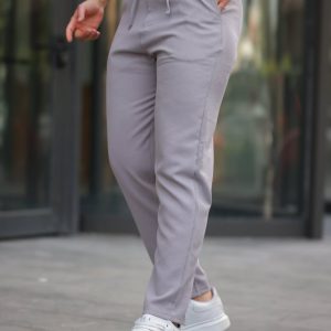 Erkek Beli Bağcıklı Jogger Pantolon