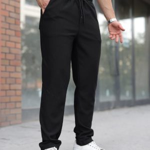 Erkek Fitilli Beli Lastikli Rahat Pantolon