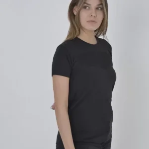 Alternative view of Gögüs Fileli Slim Fit T-shirt - Siyah