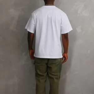 Alternative view of Unisex Baskılı Oversize T-Shirt - Beyaz