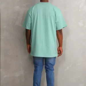 Alternative view of Unisex Baskılı Oversize T-Shirt - Mint Yeşili
