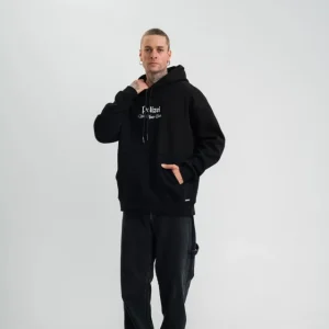Alternative view of POLIZEI Premium Kalite Kapşonlu Dijital Patchli SweatShirt - Siyah