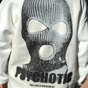 Alternative view of Kışlık Bisiklet Yaka Baskılı SweatShirt - Beyaz