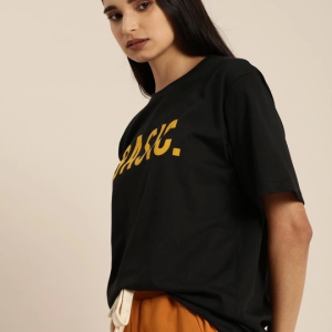 Alternative view of Baskılı T-shirt - Siyah