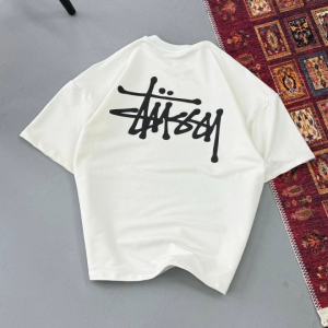 Alternative view of Erkek Baskılı Oversize T-shirt - Beyaz