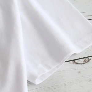 Alternative view of Baskılı Oversize Bisiklet Yaka T-shirt - Beyaz