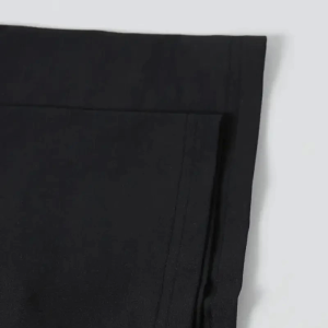 Alternative view of Baskılı Oversize Bisiklet Yaka T-shirt - Siyah