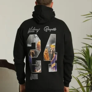 Erkek Baskılı Oversize Üç İplik Kapüşonlu Sweatshirt - Siyah
