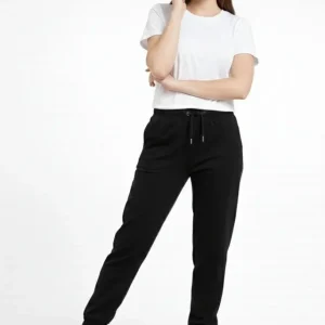 Alternative view of Jogger Eşofman Altı Rahat Kalıp, Cepli, Lastikli Paça, Günlük Spor Pantolon - Siyah