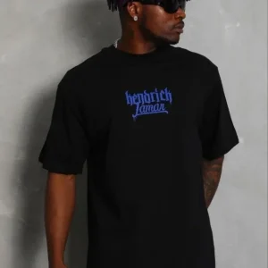 Alternative view of Erkek Baskılı T-Shirt Kısa Kol Bisiklet Yaka Regular Fit Rahat Kalıp Günlük Tişört - Siyah