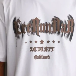 Erkek Baskılı T-Shirt Kısa Kol Bisiklet Yaka Regular Fit Rahat Kalıp Günlük Tişört - Beyaz