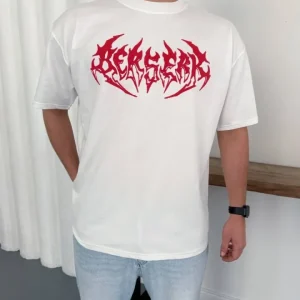 Alternative view of Erkek Baskılı T-Shirt Yazlık Kısa Kol Bisiklet Yaka Rahat Kalıp Tişört - Beyaz
