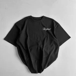 Alternative view of Erkek Baskılı T-Shirt Kısa Kol Bisiklet Yaka Regular Fit Yazlık Tişört - Siyah