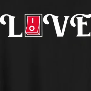 Alternative view of 14 Şubat Sevgililer Günü Love Baskılı Oversize Bisiklet Yaka T-shirt - Siyah