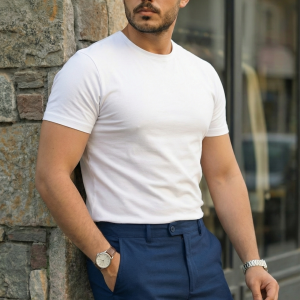 Alternative view of Erkek Slim Fit Dilli Kumaş Pantolon