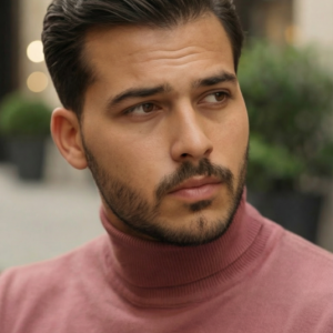 Alternative view of Erkek Boğazlı Yaka Uzun Kollu Triko