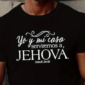 Alternative view of Erkek Jehova Baskılı Süprem T-shirt
