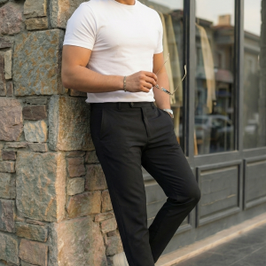 Alternative view of Erkek Slim Fit Dilli Kumaş Pantolon